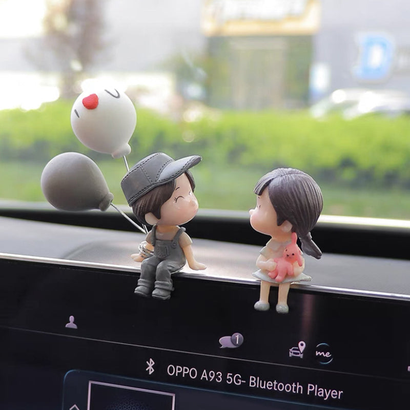 Cute Couple Car Ornament