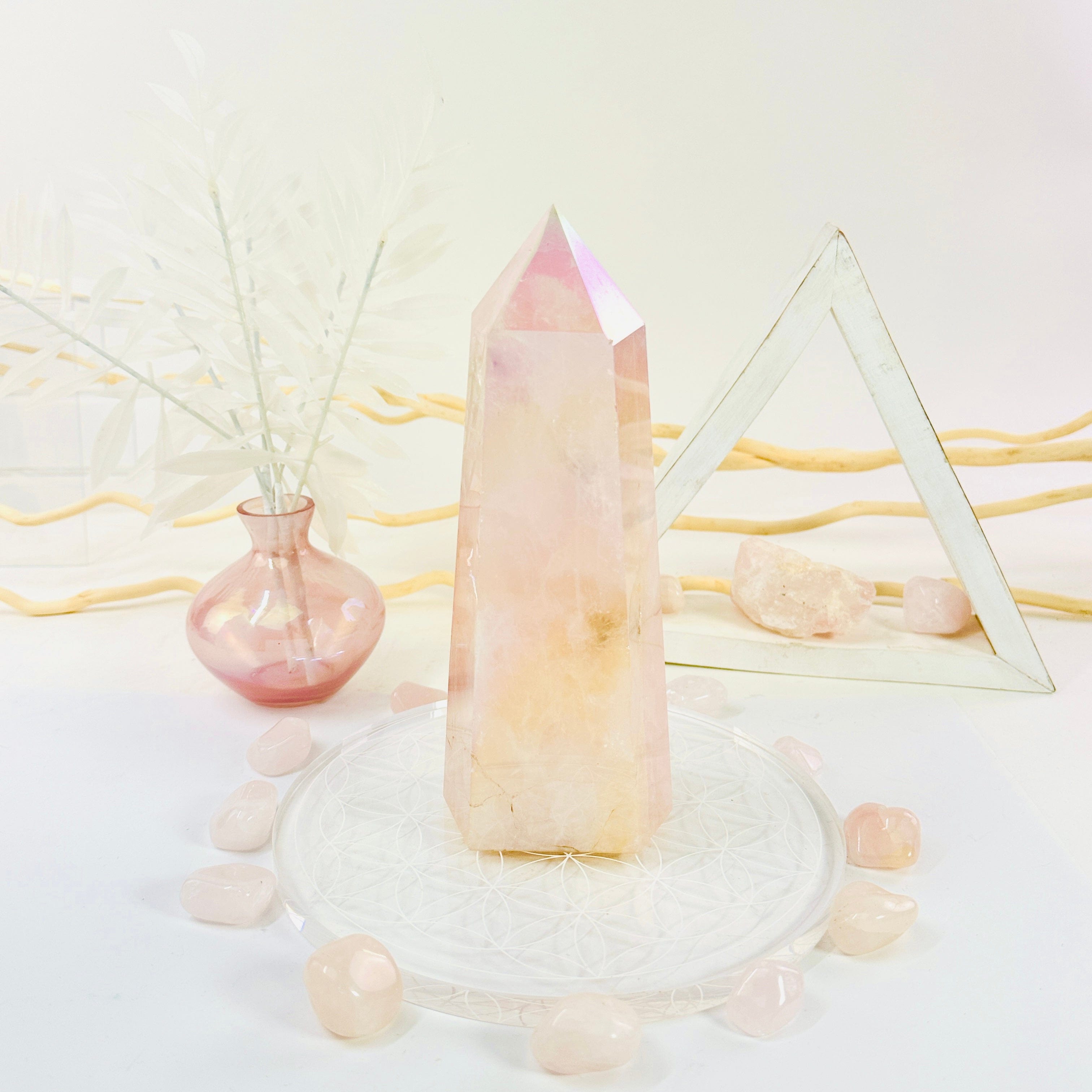 Angel Aura Rose Quartz Crystal Generator