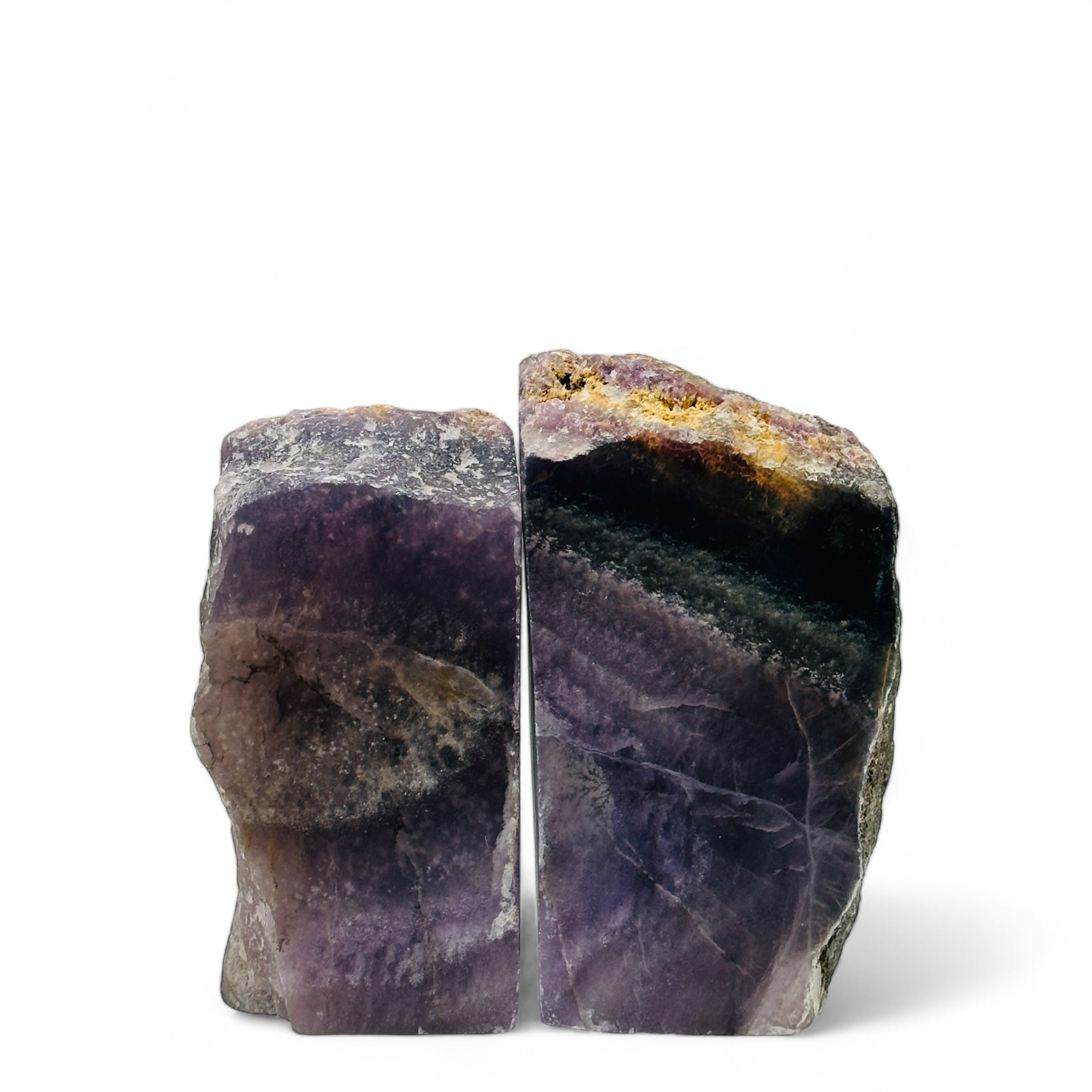 Fluorite Crystal Bookend - One Of A Kind