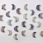 Amethyst Moon Crescent - 30mm Medium - UNDRILLED (RK23B17)