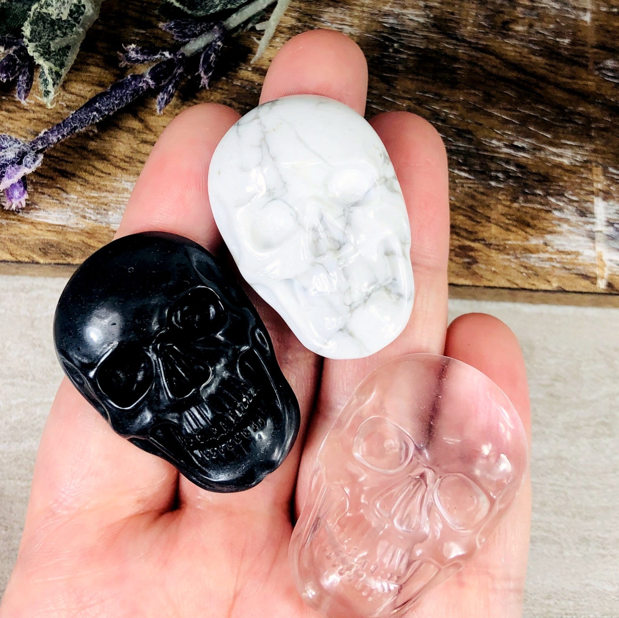 Gemstone Skull Shaped Cabochon (RK33B24)