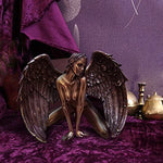 Art Angel Female Woman Wings Kneeling Cloak Hat