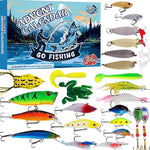 24 Days Christmas Countdown Fish Tackle Set