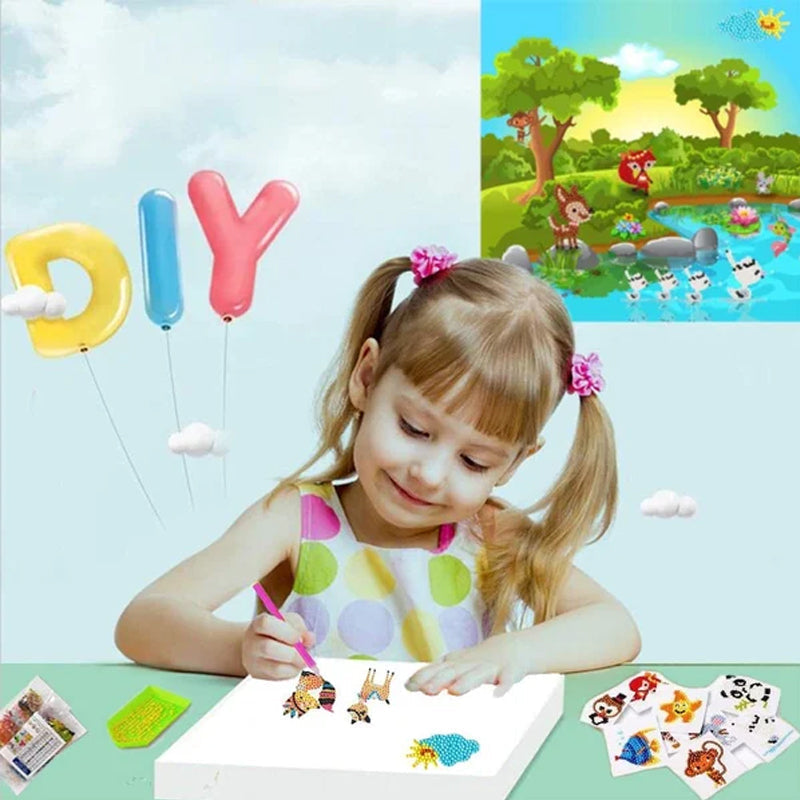 DIY Children's FreeStick Cartoon Diamond Painting