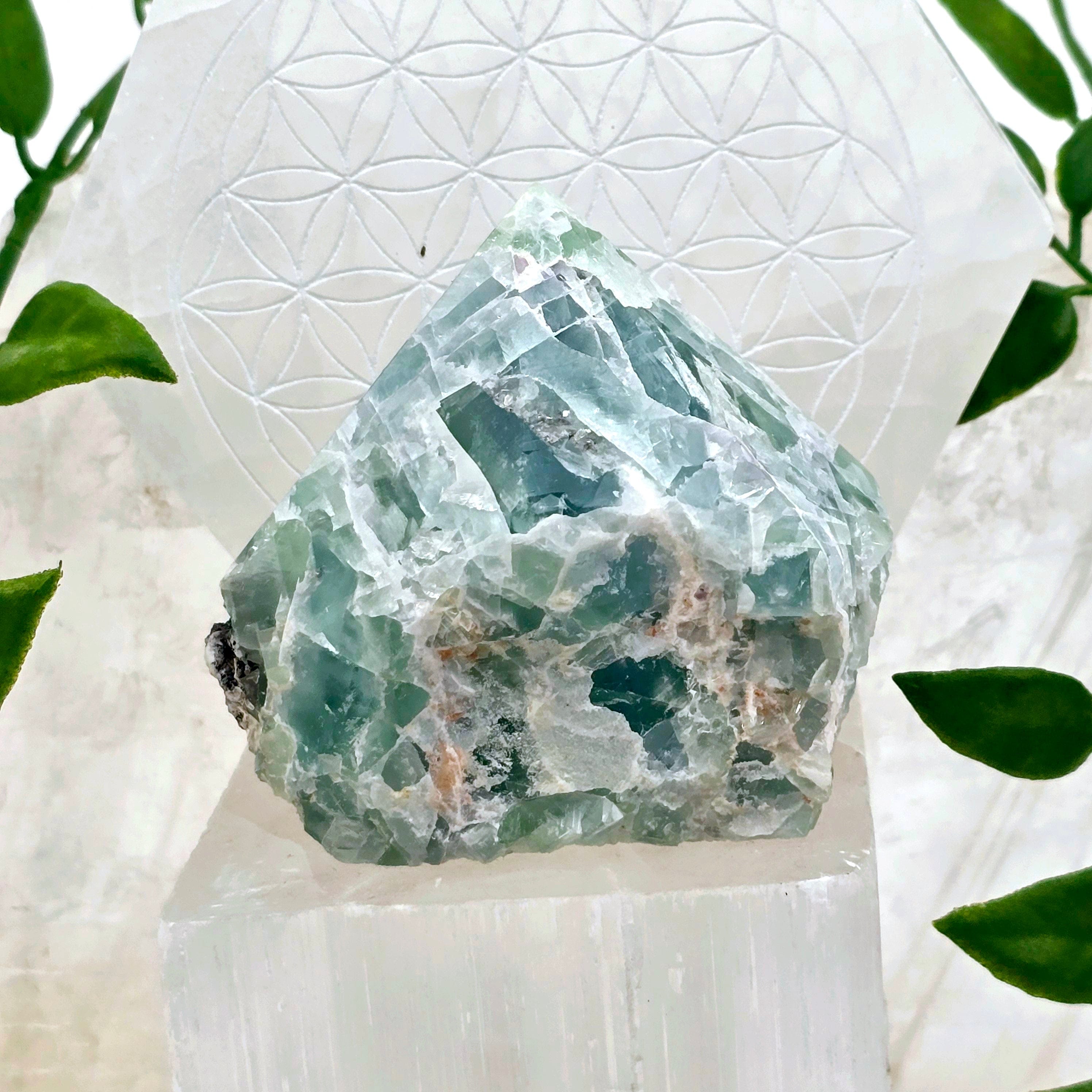 Fluorite Semi Polished Point - One-of-a-Kind