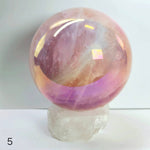 Angel Aura Rose Quartz Large Crystal Sphere - You Choose