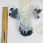 Agate Druzy Reindeer Crystal Christmas Decoration