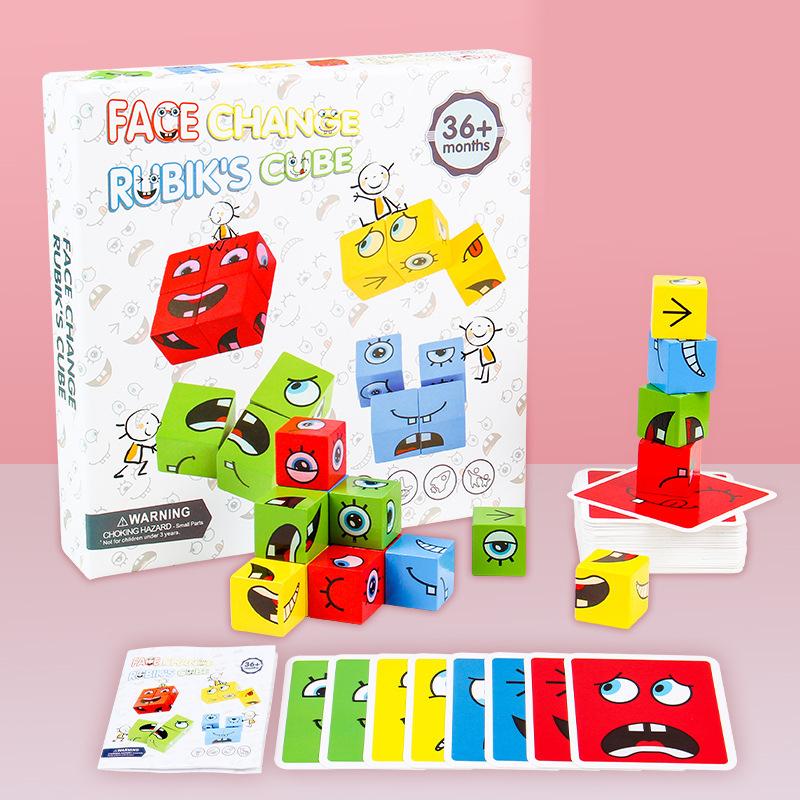 Puzzle Building Cubes