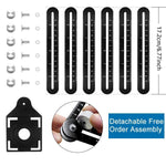 Amenitee® Six-Sided Aluminum Alloy Angle Measuring Tool