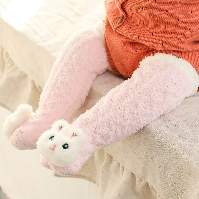 Baby Winter Fluffy Fuzzy Slipper Socks