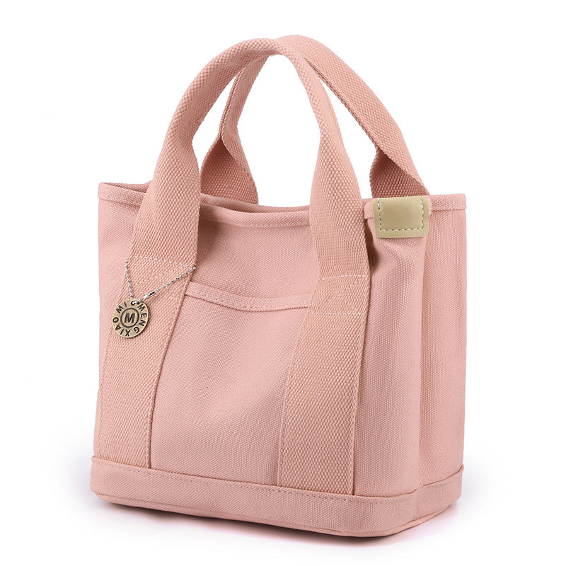 Large capacity multi-pocket handbag