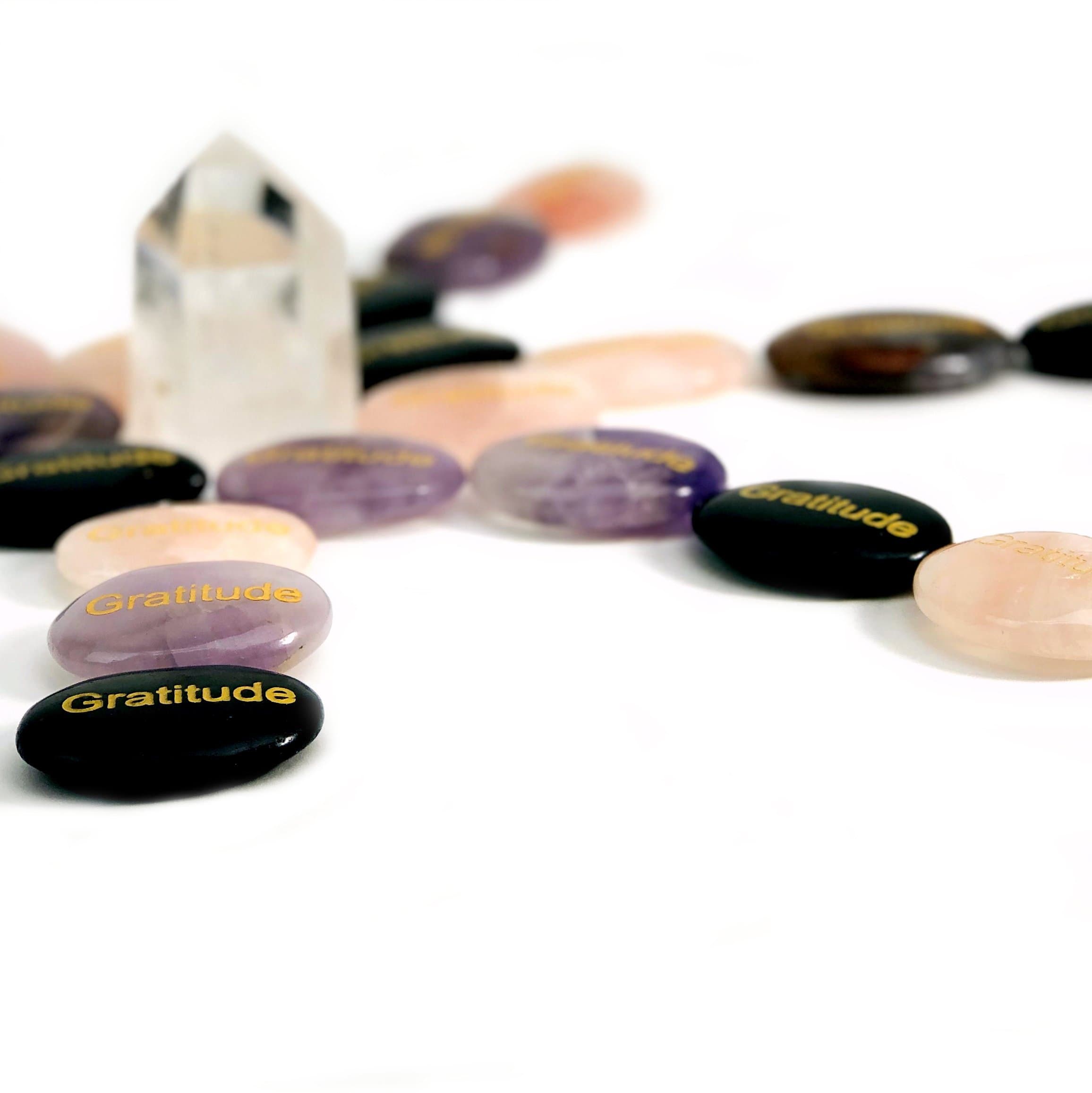 Gratitude Crystal Worry Stones