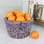 Tumbled Stone Flower Pot - Size #3 (TUM-POT3)