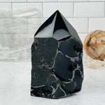 Black Obsidian Semi Polished Point - Large - OOAK