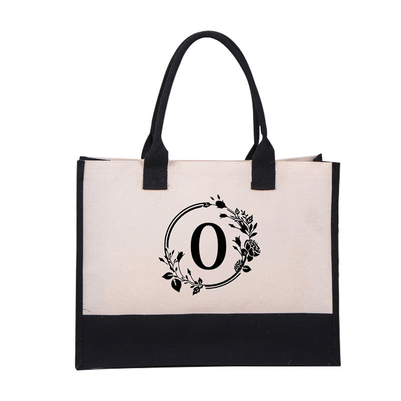 Letter Canvas Bag