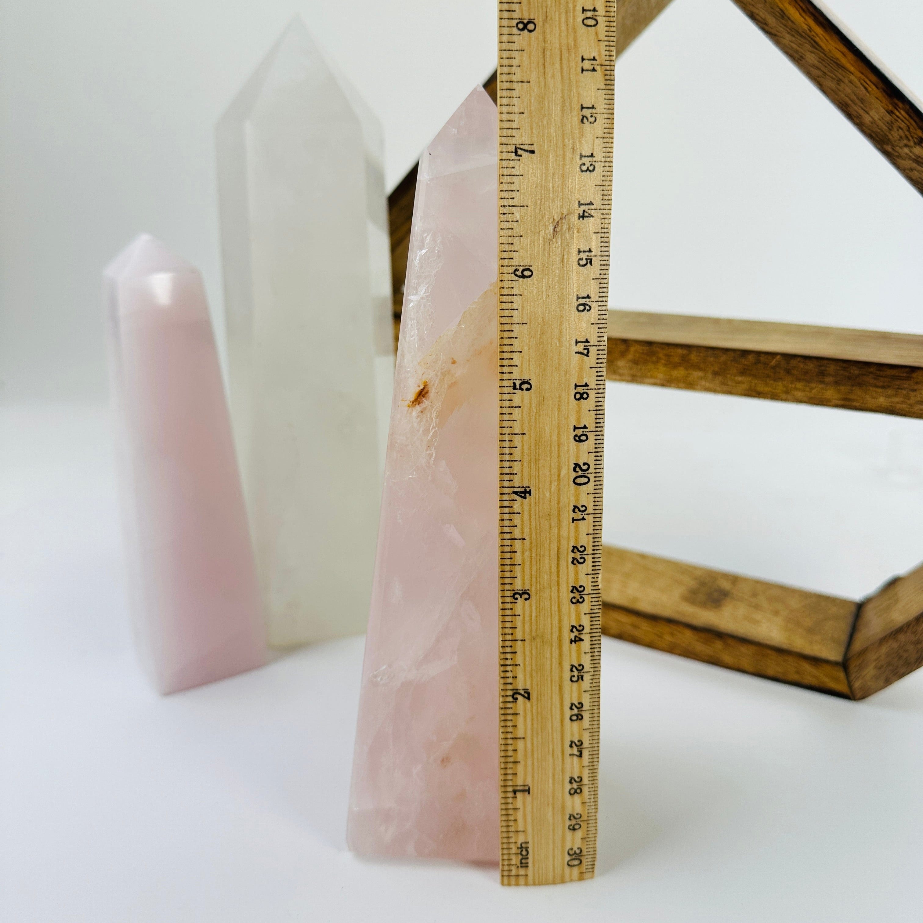 Large Rose Quartz Polished Crystal Obelisk YOU CHOOSE