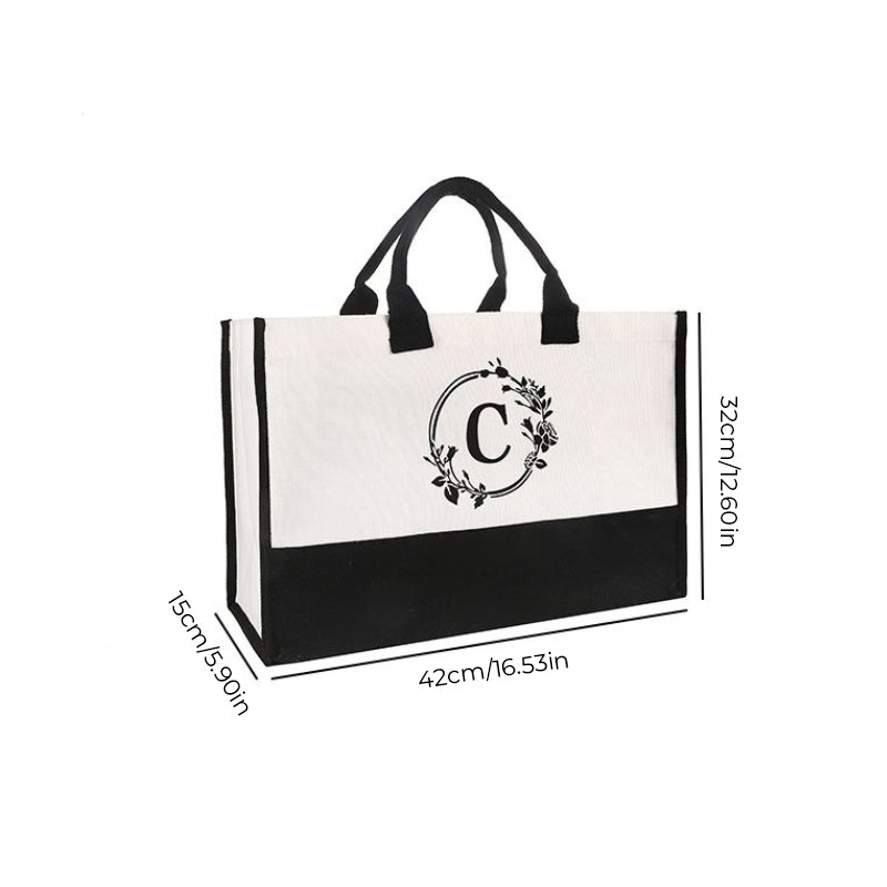 Letter Canvas Bag