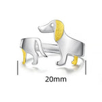 Pure Unconditional Love Sausage Dog Ring