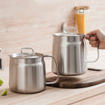 2-in-1 304 Stainless Steel Multifunctional Oil Strainer Pot