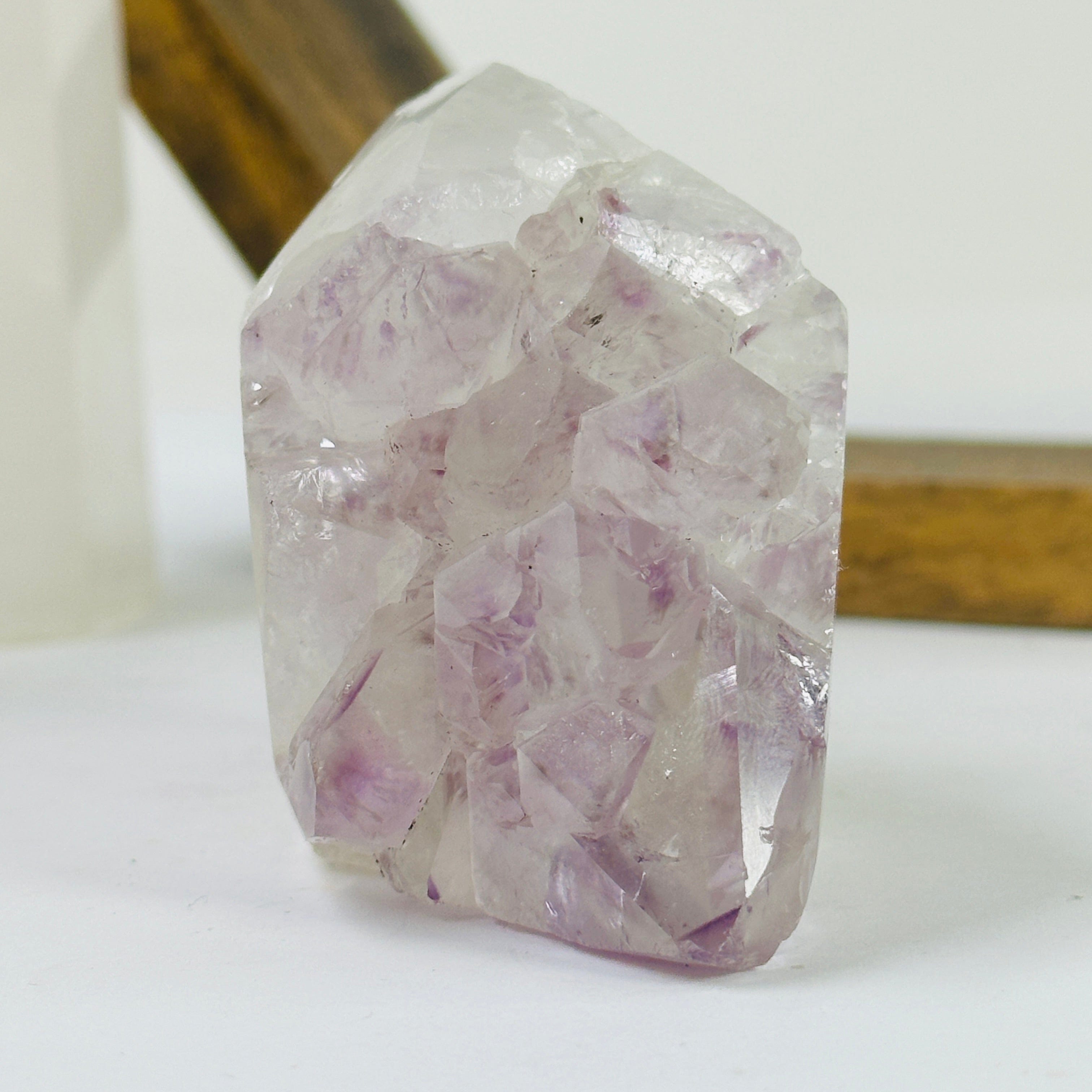 Amethyst Cluster Polished Crystal Point Natural Stone AS IS