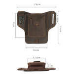 Leather Phone Belt Pouch