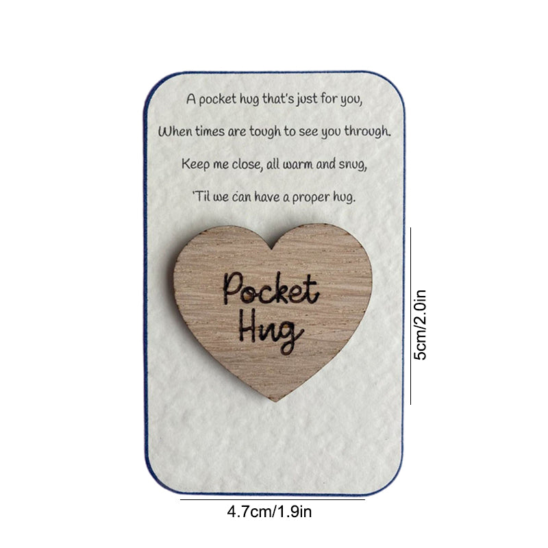 Pocket Hug Wooden Token