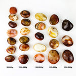 Carnelian Agate Tumbled Stone - Palm Stones