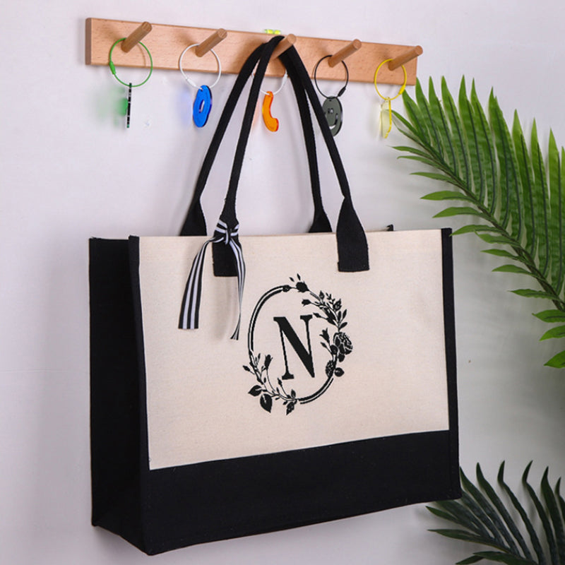 Letter Canvas Bag