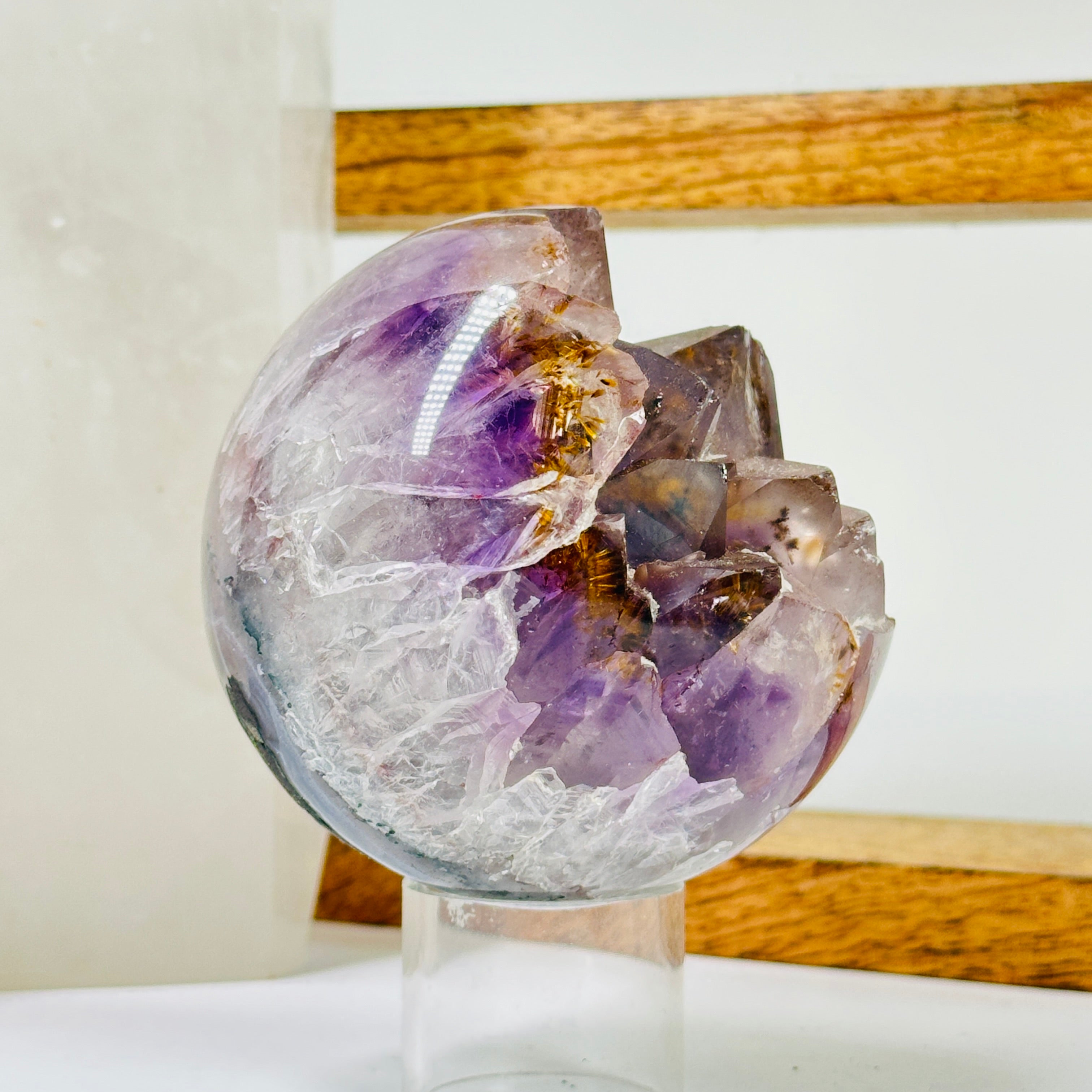 Amethyst Crystal Sphere One-of-a-Kind #6