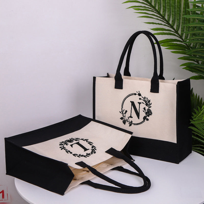 Letter Canvas Bag