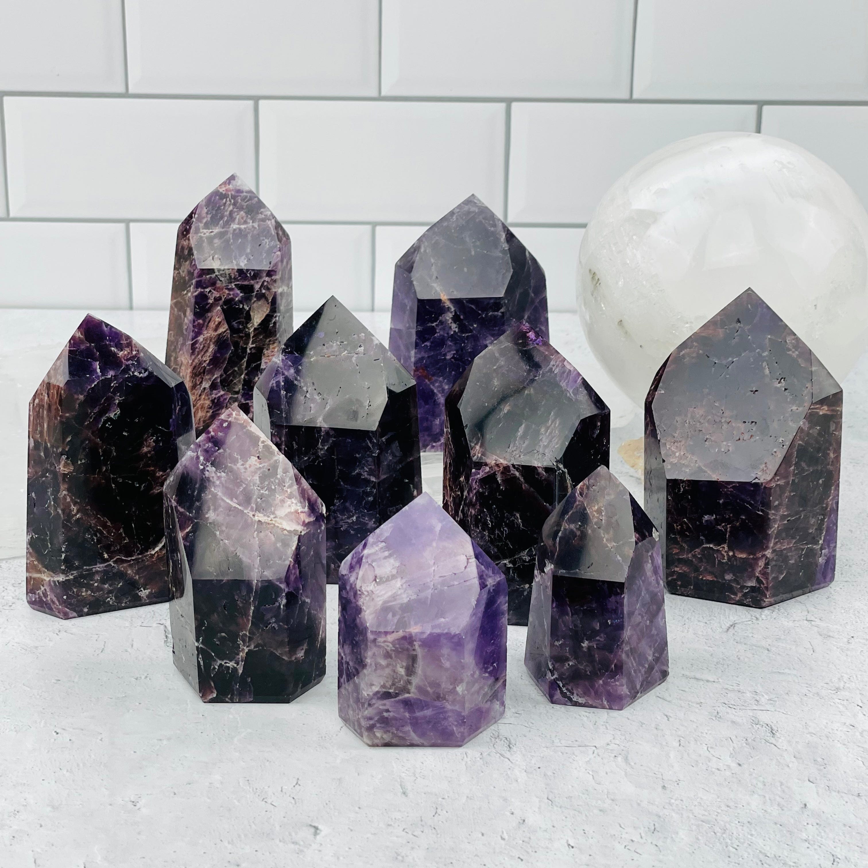 Purple Amethyst Points - By Weight