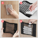 Plastic Bag Storage Mesh Bag (With adhesive tape)