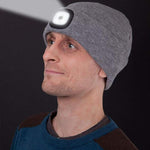 Winter Unisex LED Knitted Beanie Hat (12 Hours)