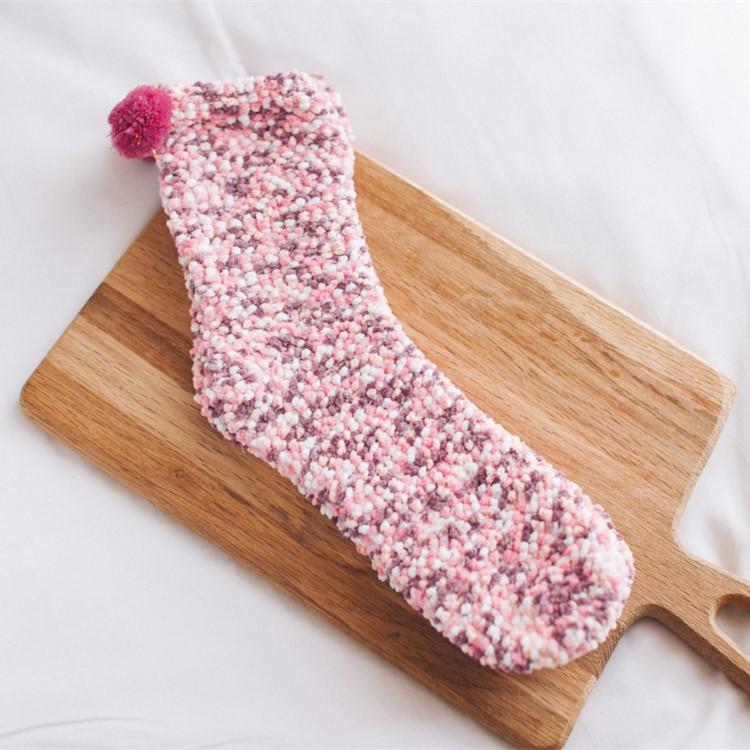 Pom Pom Cupcake Socks