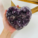 Amethyst Crystal Heart One-of-a-Kind #2