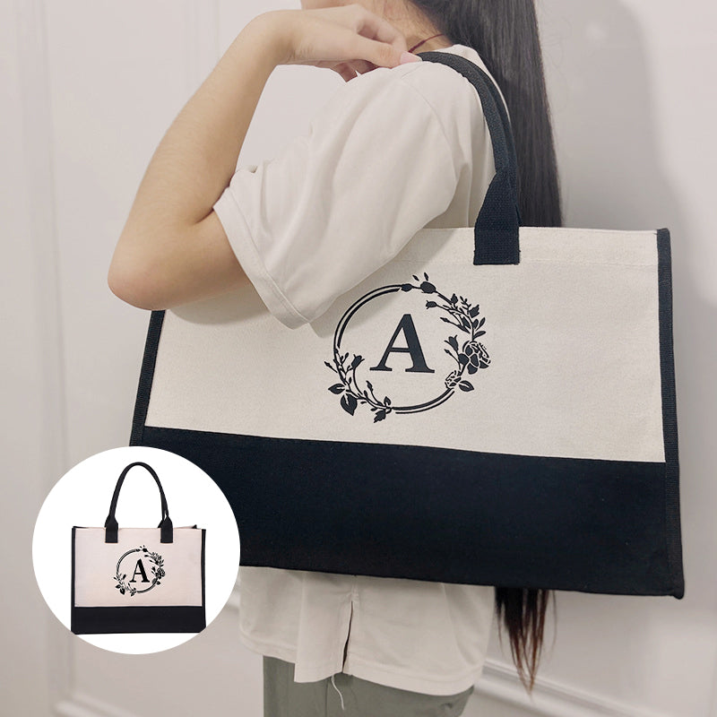 Letter Canvas Bag