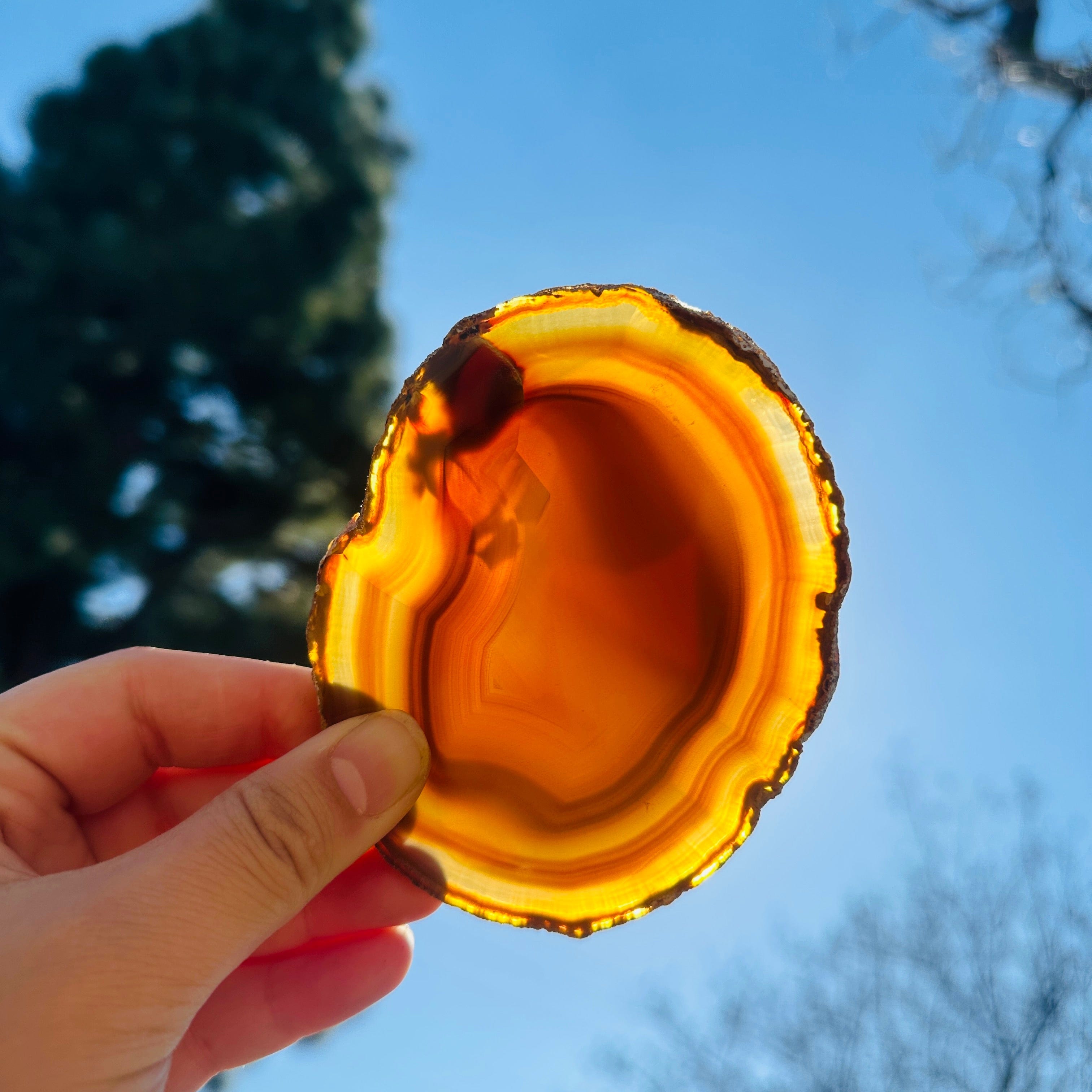 Agate Slice Set - Set of Eight Agate Crystal Coasters