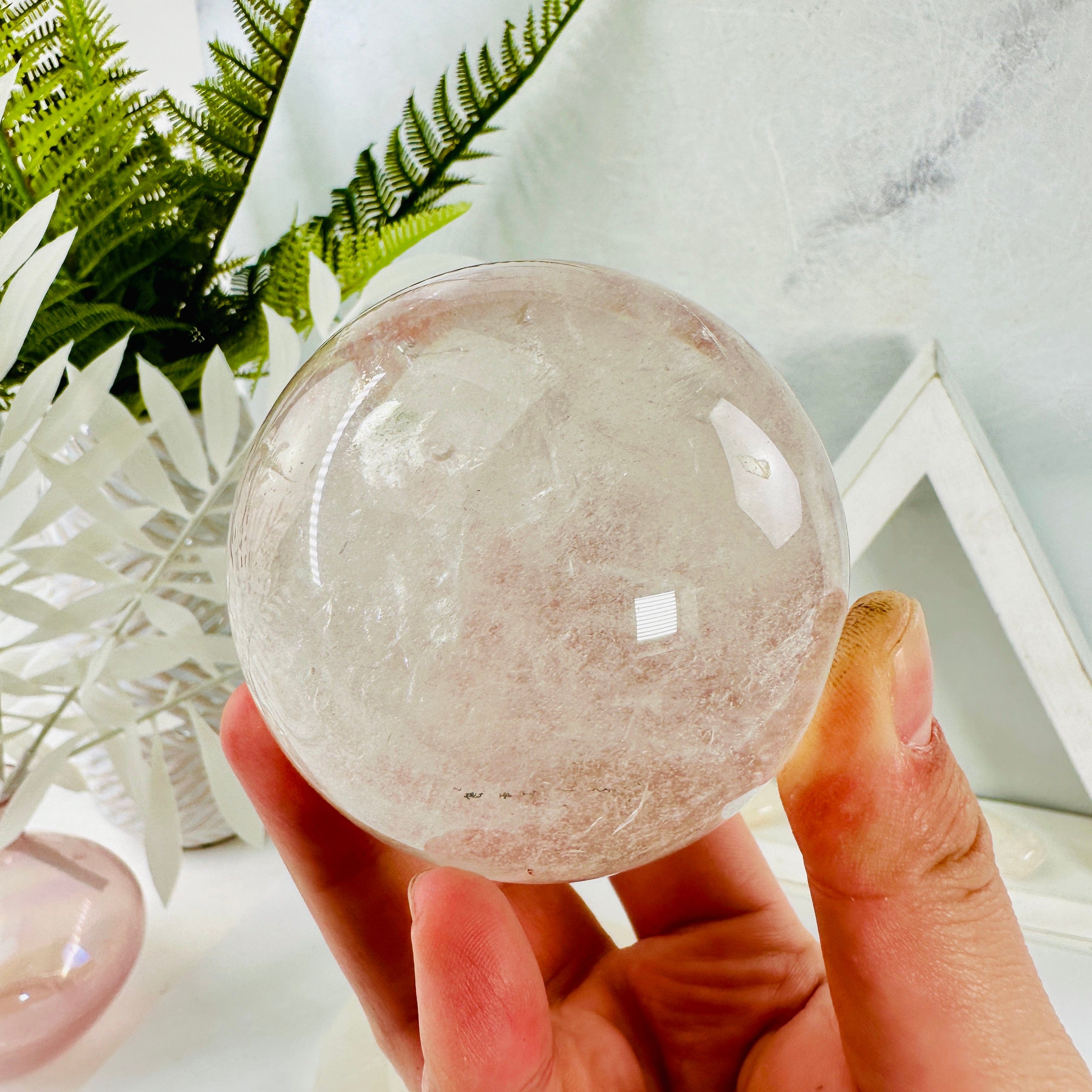 Crystal Quartz - Clear Quartz Sphere - OOAK -