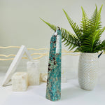 Amazonite Polished Point Crystal Obelisk