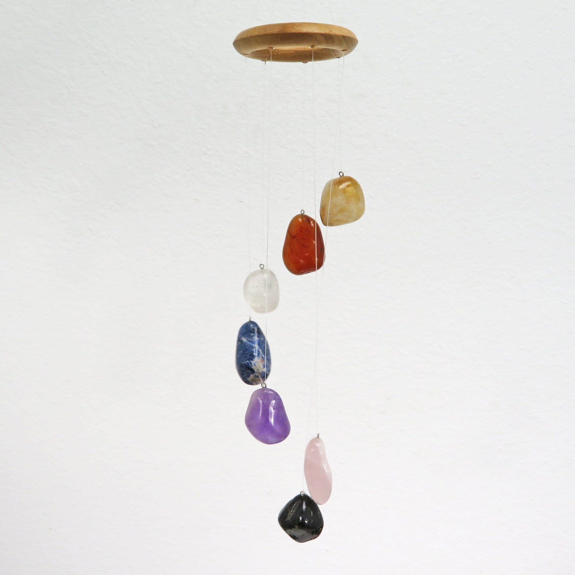 Chakra Stone Wind Chimes Polished Stones