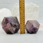 Amethyst Crystal Dodecahedron - Geometric Shape - YOU CHOOSE -