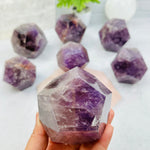 Amethyst Crystal Dodecahedron - Geometric Shape - YOU CHOOSE -