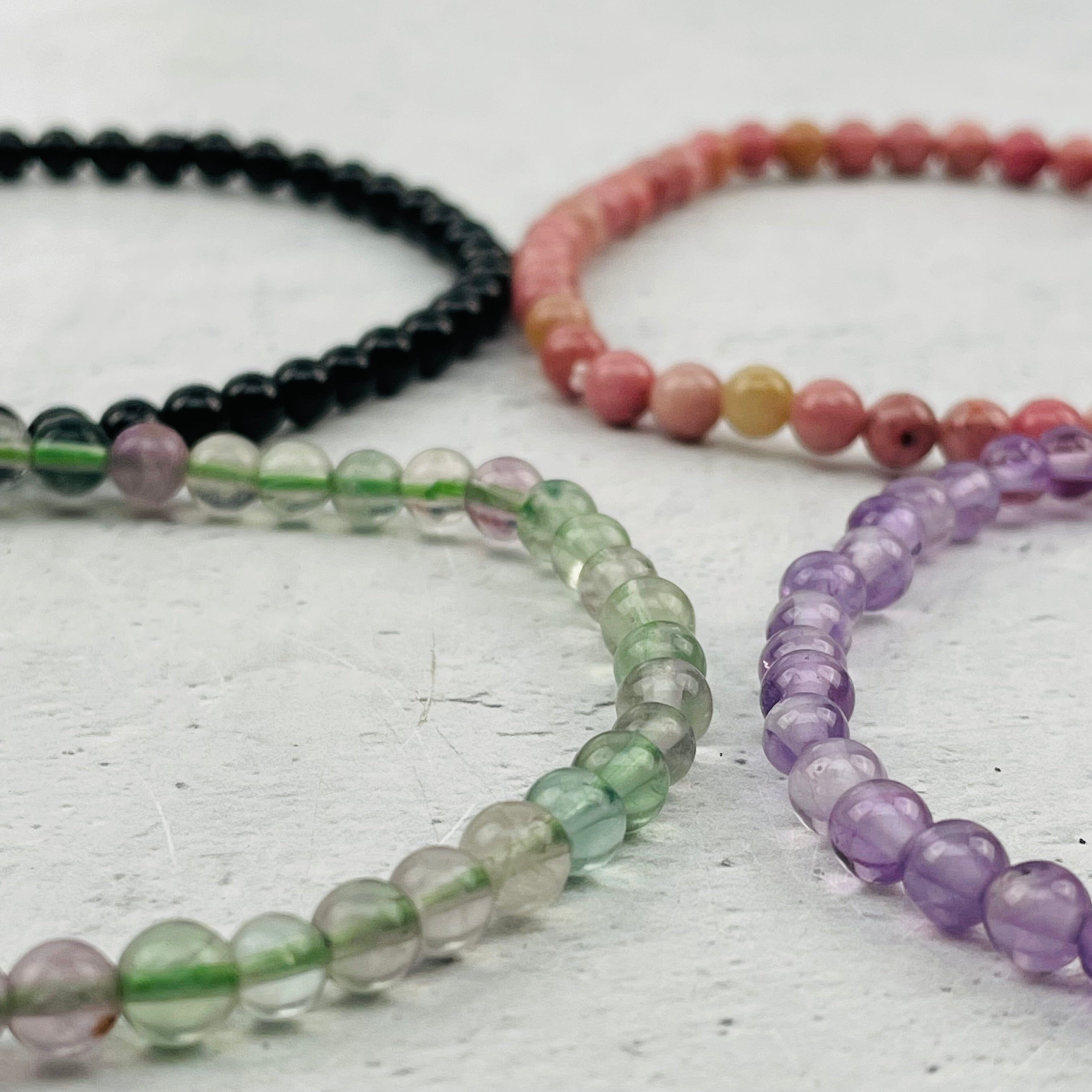 4mm Gemstone Bracelets - You Select the Gemstone