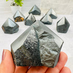 Hematite Semi-Polished Crystal Points - By Weight