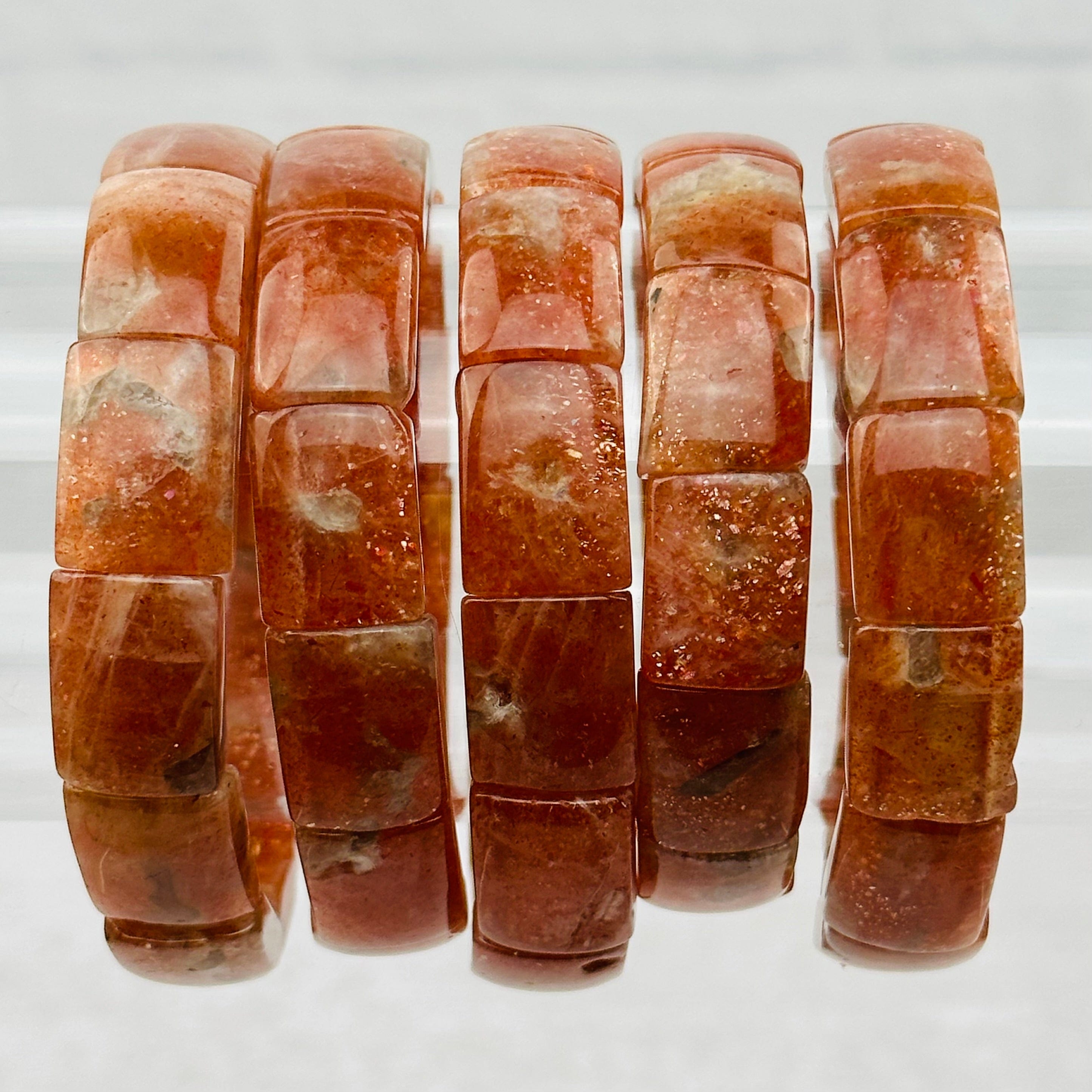 Golden Sunstone Crystal Bracelets