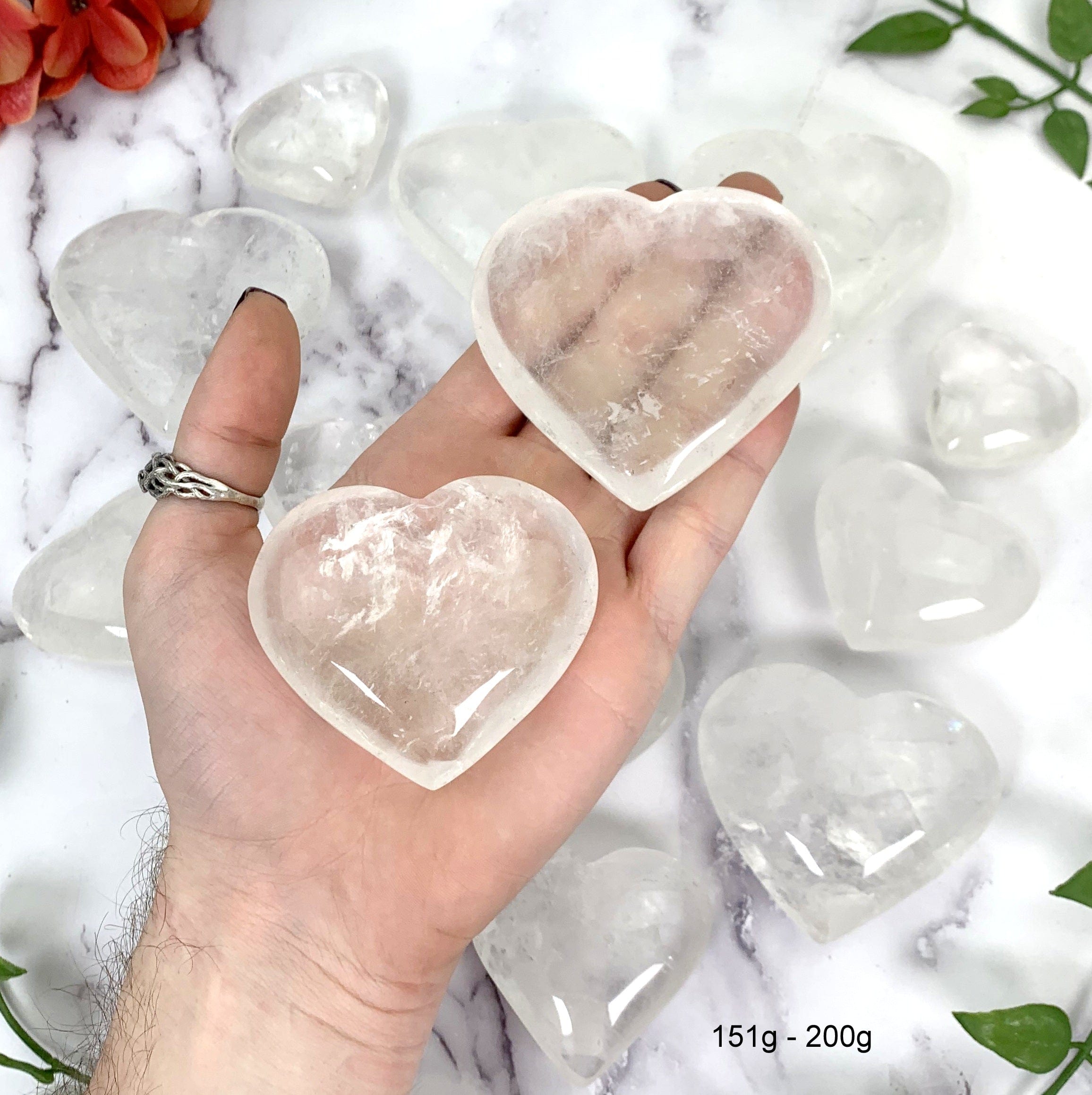 Crystal Quartz Heart