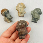 Polychrome Jasper Carved Astronaut