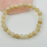 Cream Moonstone Crystal Beaded Bracelets