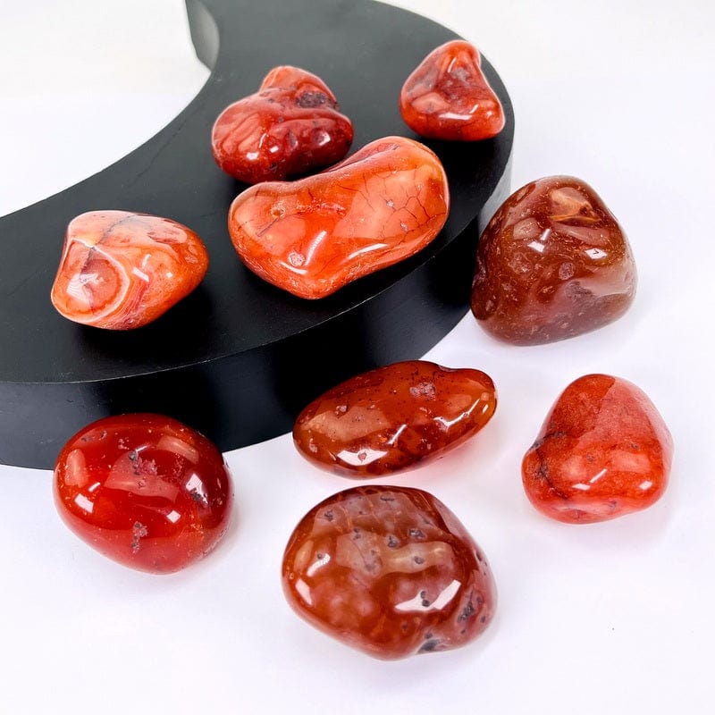 Carnelian Crystal Tumbled Stones - XLarge Size - Choose 1,3 5 Pieces