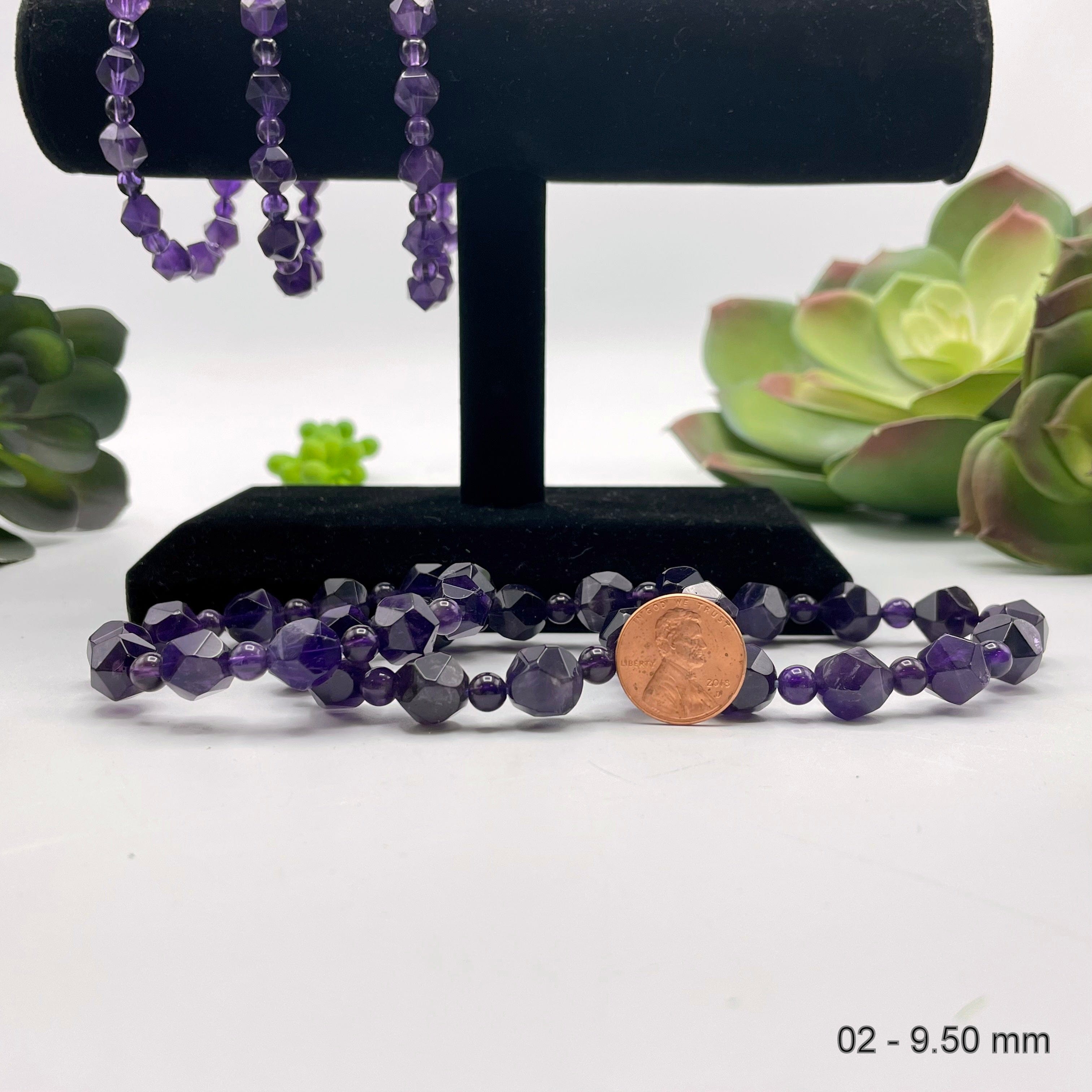 Amethyst Bead Bracelets